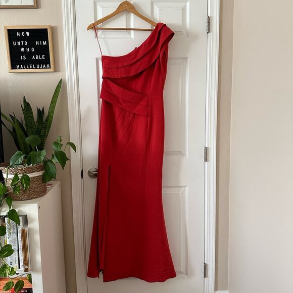 C/MEO Fragment One Shoulder Dress - Picture 1 of 9